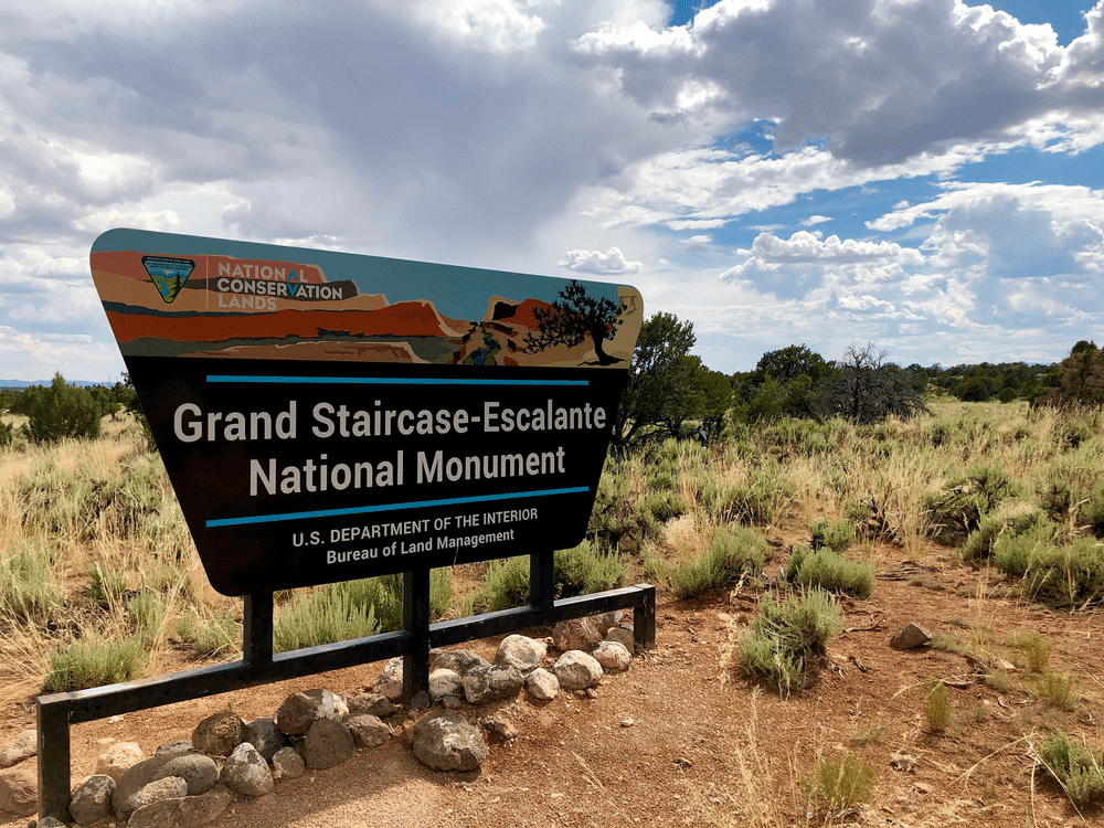The Grand Staircase Monument in Escalante 
