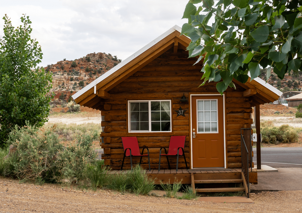 cozy cabin in Escalante Utah