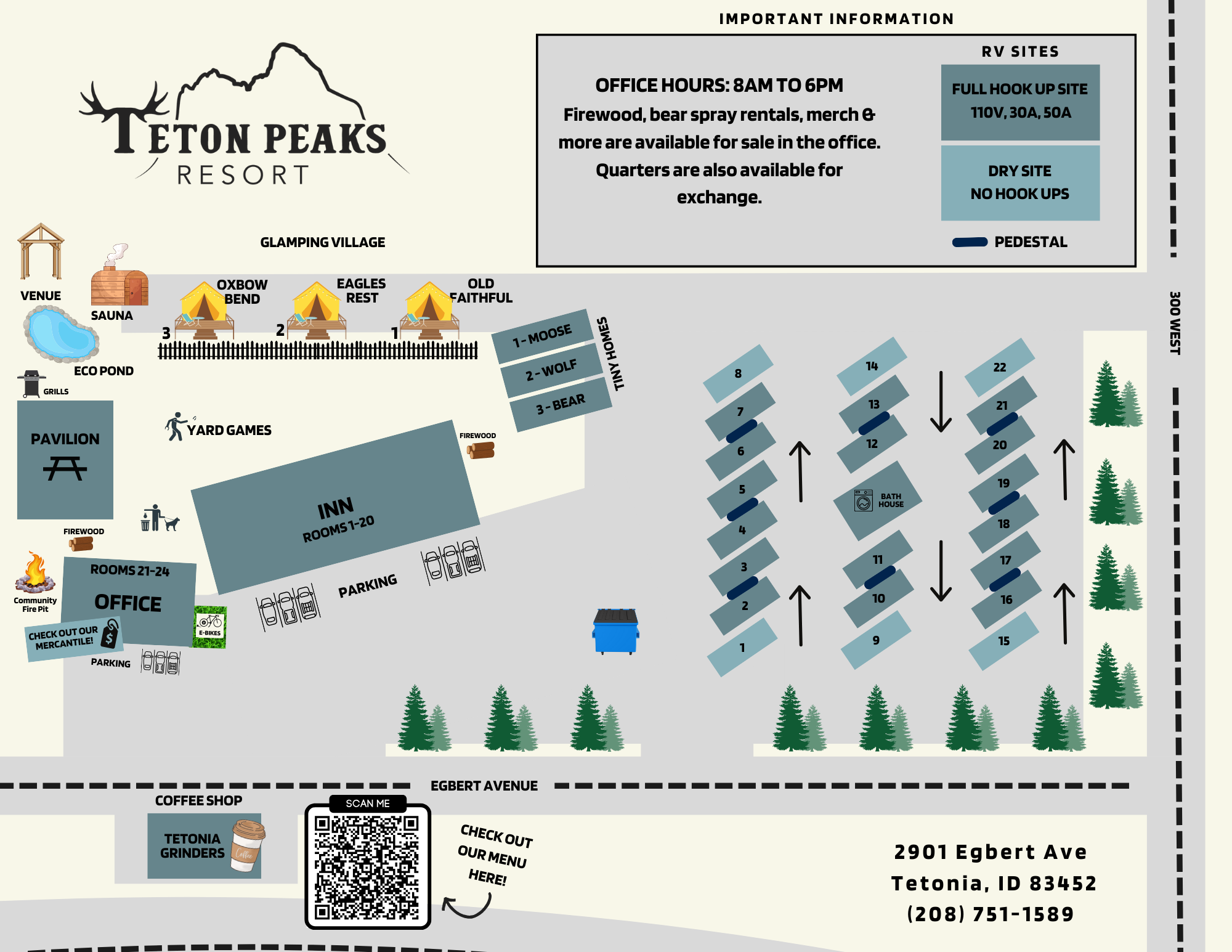 Teton Peaks Resort Property Map